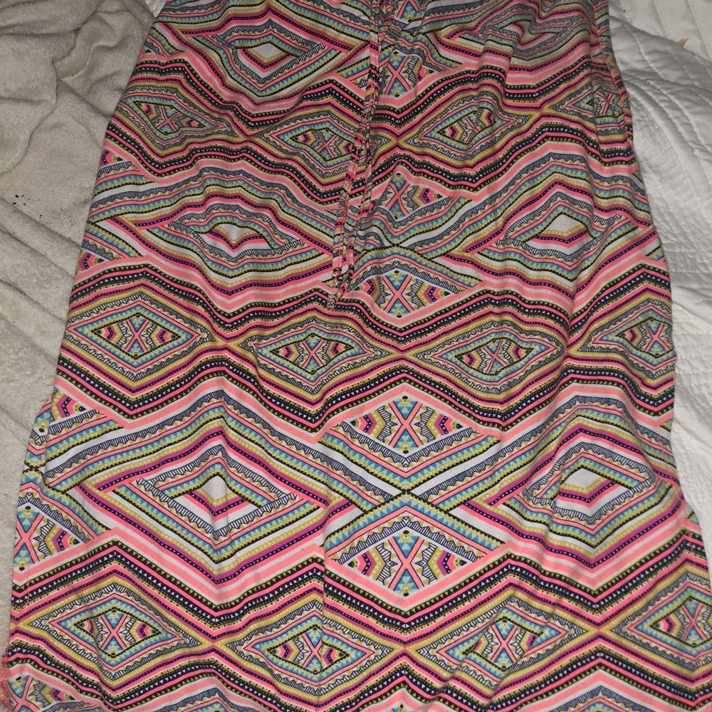 Colorful Geometric Patterned Skirt